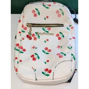Juicy Couture Cherry White Multi Juicy Fruit Sling Back Pack Cross Body Bag